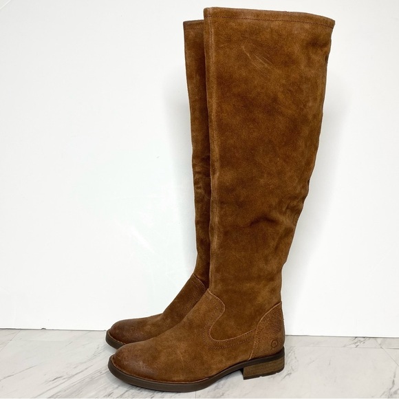 Born Borman Distressed Suede Tall Boot 6 1/2 - Picture 1 of 13